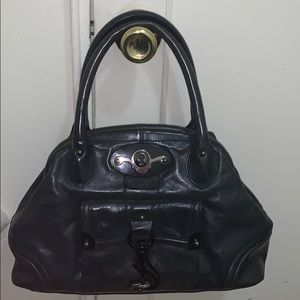 Tracy Reece Handbag w Fuchsia Floral Print Inside